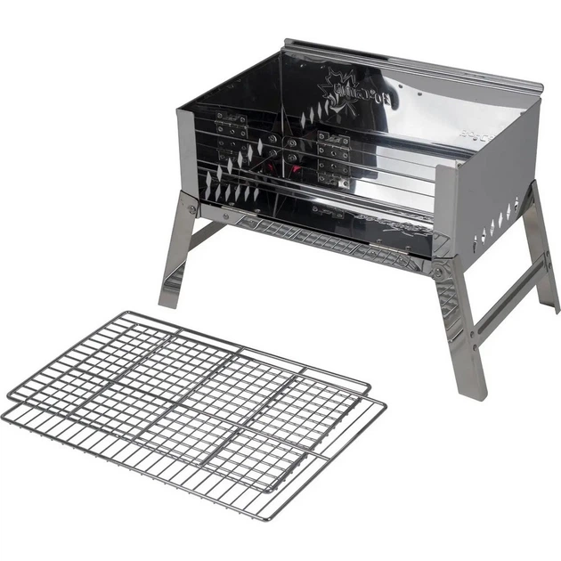 Гриль вугільний Bo-Camp Compact Delux Silver 8108360 DAS301403 - Фото 3 Гриль вугільний Bo-Camp Compact Delux Silver 8108360 DAS301403 - изображение 3