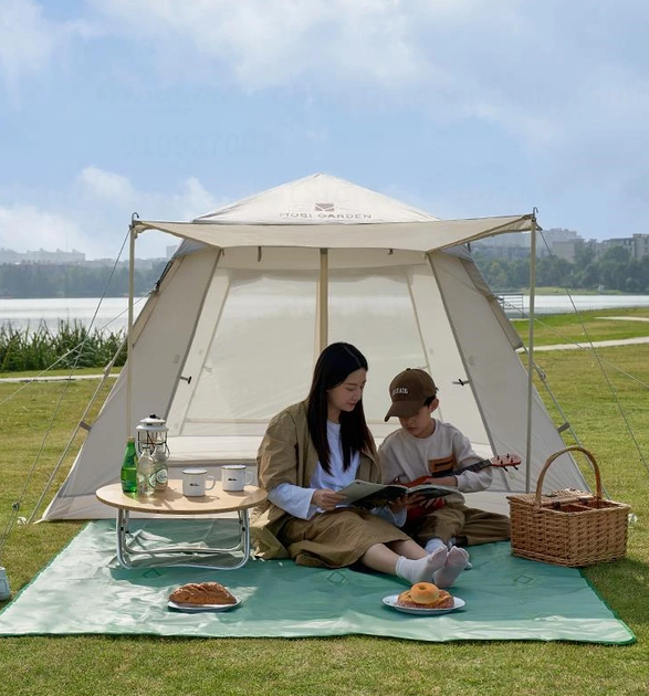 Килимок для пікніка Mobi Garden Diamond 200 NX23663019 green - изображение 2