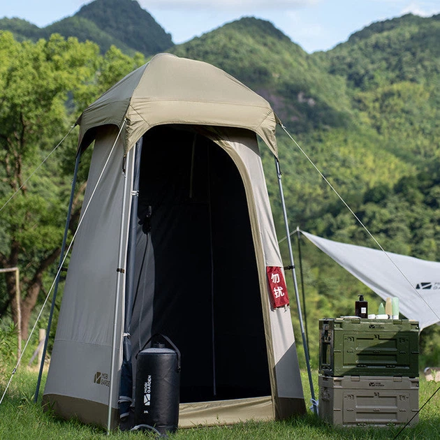 Намет санітарний Shower tent Mobi Garden NX22661002 white 6926767302246 - зображення 3