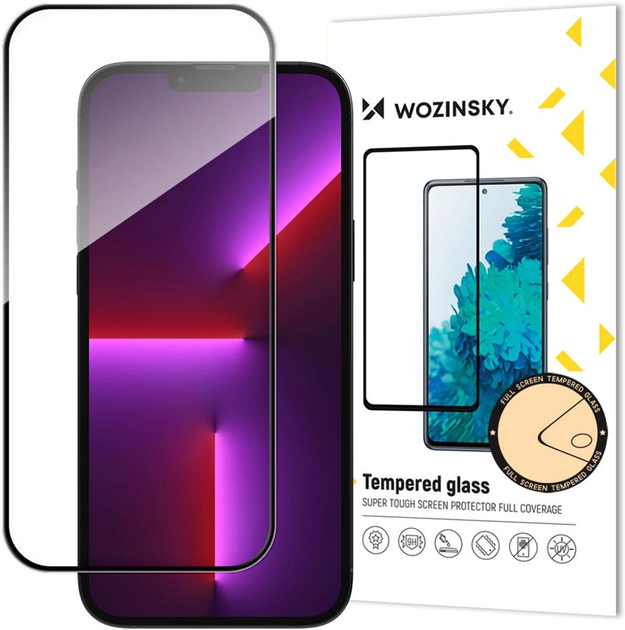 Szkło hartowane Wozinsky Full Glue Case Friendly do Apple iPhone 15 Plus Black (9145576280317) - obraz 1