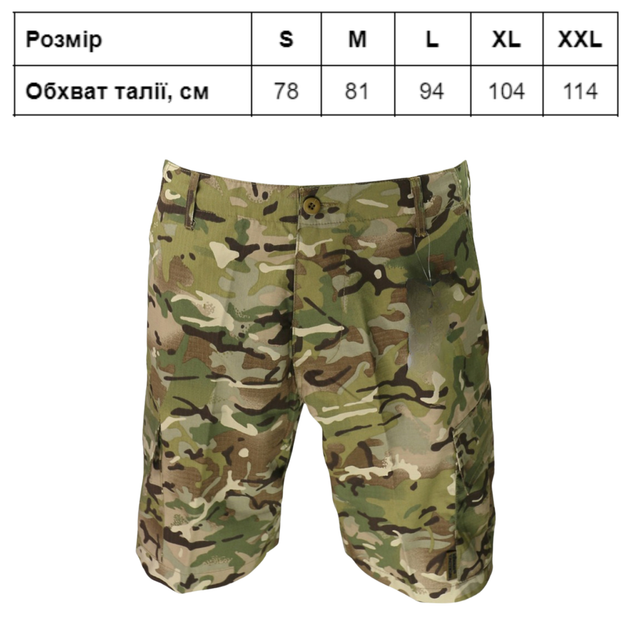 Шорти KOMBAT UK ACU Shorts мультікам S (kb-acus-btp-s) - изображение 4