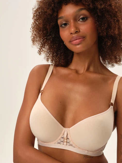 Бюстгальтер Push-up з кісточками Esotiq 41739-02X 80G Бежевий (5903972304648) - зображення 3