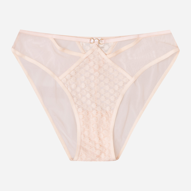 Majtki bikini damskie siateczkowe Esotiq 41741-02X S Beżowe (5903972305010) - obraz 5