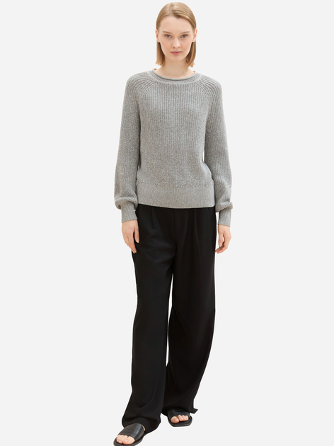 Sweter damski Tom Tailor 1043309 L Szary (4067672993067) - obraz 3