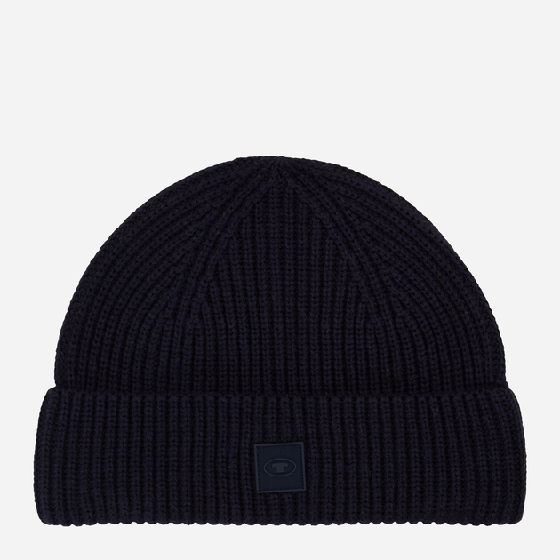 Czapka beany męska Tom Tailor 1043445 One Size Granatowa (4068127172303) - obraz 1