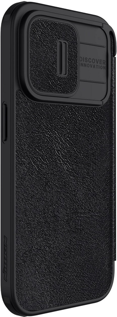 Чохол-книжка Nillkin Qin Pro Leather для Apple iPhone 15 Pro Max Black (6902048265264) - зображення 4