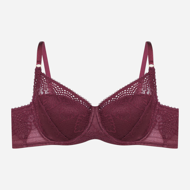 Бюстгальтер Push-up з кісточками мереживний Esotiq 41856-49X 65G Фіолетовий (5903972293034) - зображення 4