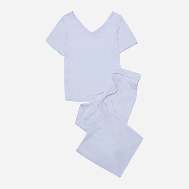 Piżama damska z długimi spodniami i krótkim rękawem Esotiq 42062-09X XL Szara (5903972317242) - obraz 6