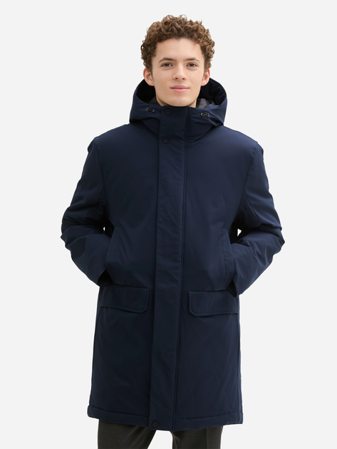 Kurtka parka męska zimowa Tom Tailor 1043834 2XL Granatowa (4068127359629) - obraz 1