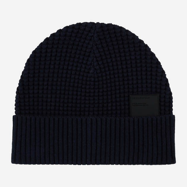 Czapka beany męska Tom Tailor 1043494 One Size Granatowa (4068127127082) - obraz 1