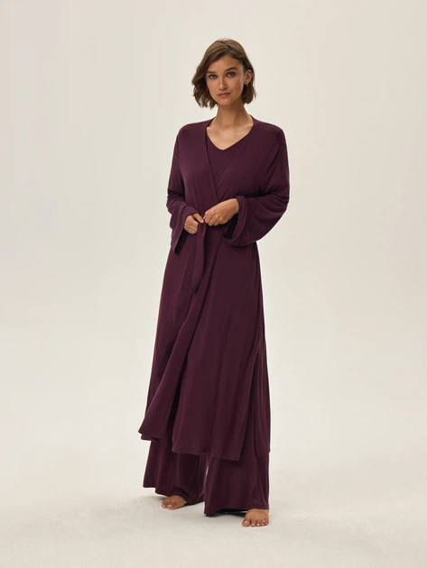Szlafrok damski Esotiq 42063-93X M Fioletowy (5903972317525) - obraz 3
