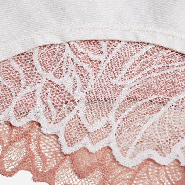 Zestaw damskich majtek typu brazyliany 2 szt Esotiq 42158-K002 L Beżowy/Biały (5903972343302) - obraz 6