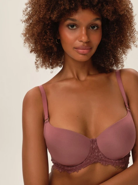 Biustonosz damski z fiszbinami Push-up Esotiq 42175-34X 80D Fioletowy (5903972296028) - obraz 5