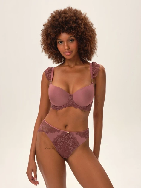 Biustonosz damski z fiszbinami Push-up Esotiq 42175-34X 85D Fioletowy (5903972296103) - obraz 3