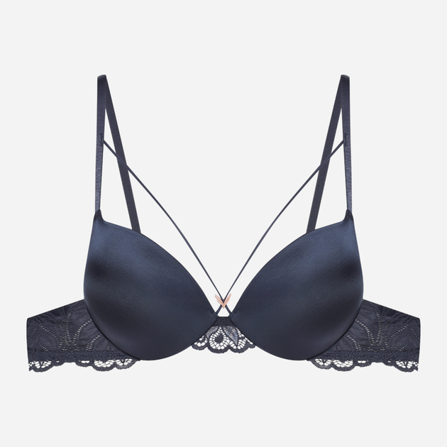 Бюстгальтер Push-up з кісточками мереживний Esotiq 42183-90X 70D Сірий (5903972305720) - зображення 6