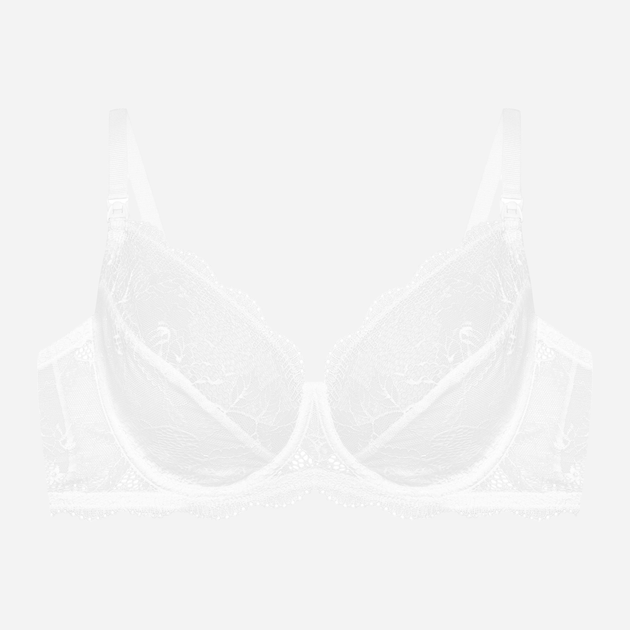 Biustonosz damski do karmienia piersią z fiszbinami koronkowy Esotiq 42223-01X 80E Biały (5903972355886) - obraz 5