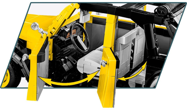 Klocki konstrukcyjne Cobi Citroen 2CV Charleston 1465 elementów (5902251243418) - obraz 4