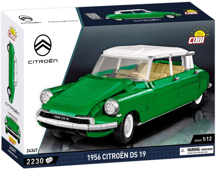 Конструктор Cobi 1956 Citroen DS 19 2230 деталей (5902251243470) - зображення 8