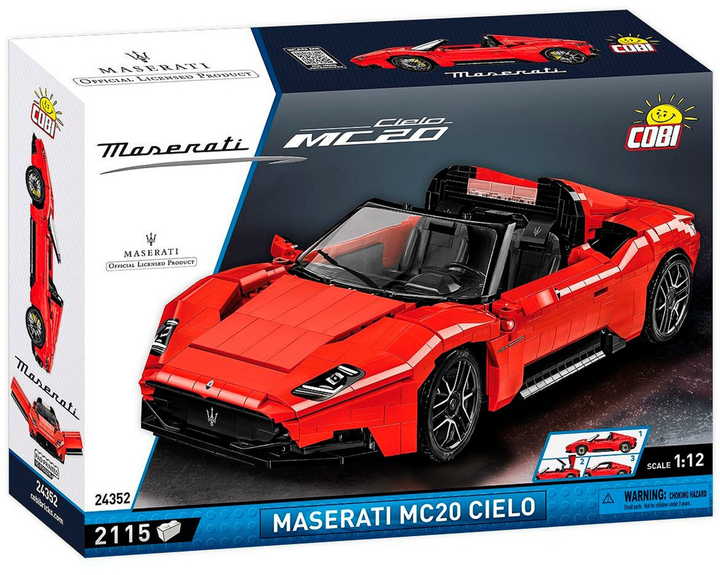 Klocki konstrukcyjne Cobi Maserati MC20 Cielo 2115 szt. (5902251243524) - obraz 10