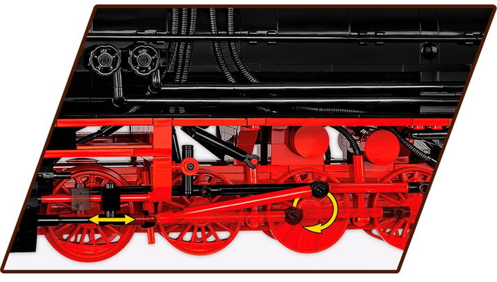Klocki konstrukcyjne Cobi DR BR Class 52 Steam Locomotive 2505 elementów (5902251062828) - obraz 6