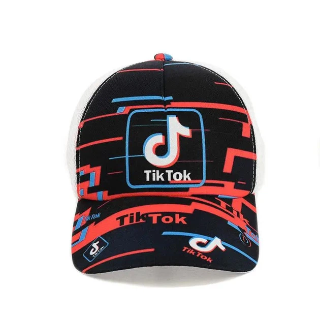Молодіжна кепка з сіткою ТікТок (TikTok) One-size Різнобарвний - зображення 2