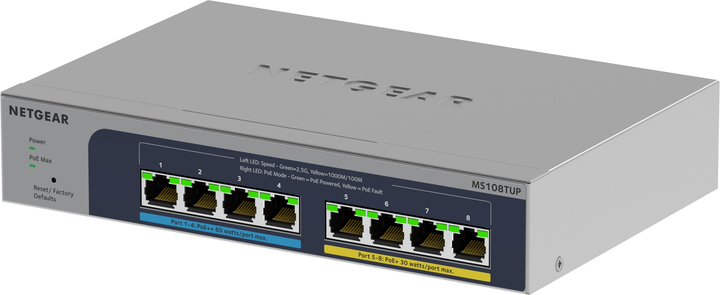 Przełącznik Netgear MS108TUP (MS108TUP-100EUS) - obraz 4
