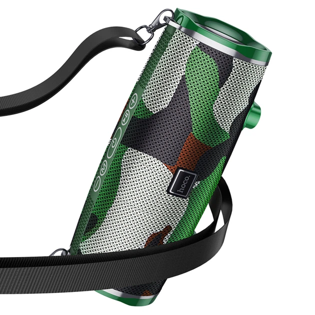 Бездротова портативна колонка HOCO BS40 Desire song sports wireless speaker BT5.0 2400mAh Camouflage Green (6931474730640) - зображення 2