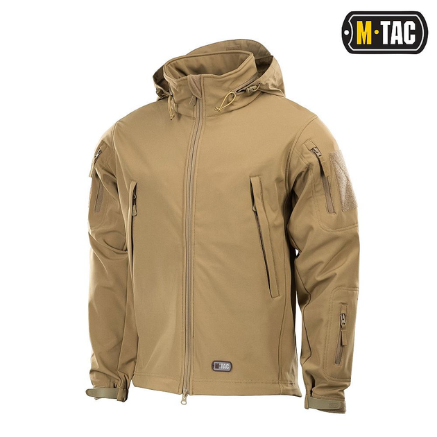 Тактическая M-Tac куртка Soft Shell Tan хаки M - изображение 1