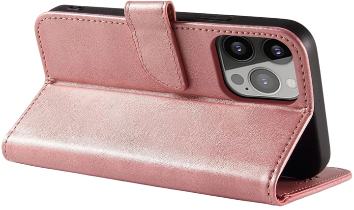 Чохол-книжка Hurtel Magnet Case для iPhone 15 Plus Pink (9145576279243) - зображення 5