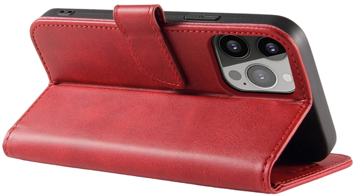 Etui z klapką Hurtel Magnet Case do iPhone 15 Pro Red (9145576279274) - obraz 5