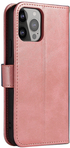 Чохол-книжка Hurtel Magnet Case для iPhone 15 Pro Pink (9145576279281) - зображення 1