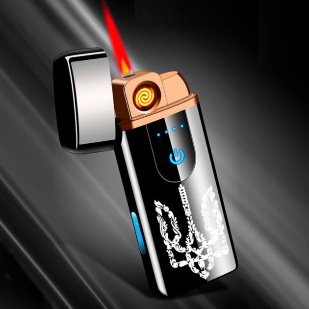 Двухрежимная подарочная зажигалка с зарядкой от USB в подарочной ...
