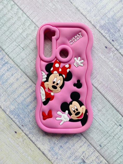 Чехол силиконовый 3D Case для Xiaomi Redmi Note 8 Микки Маус и Минни - Фото 1 Чехол силиконовый 3D Case для Xiaomi Redmi Note 8 Микки Маус и Минни - изображение 1