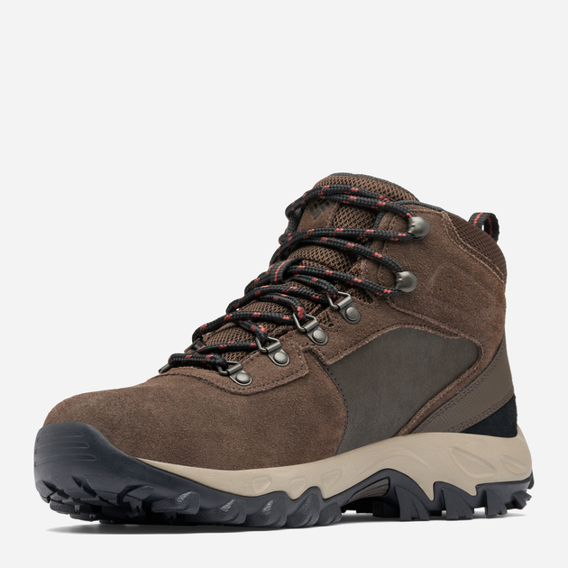Чоловічі черевики для трекінгу Columbia Newton Ridge Plus II Suede Wp 1746411233 44 (11US) Темно-коричневі (195981584813) - зображення 4
