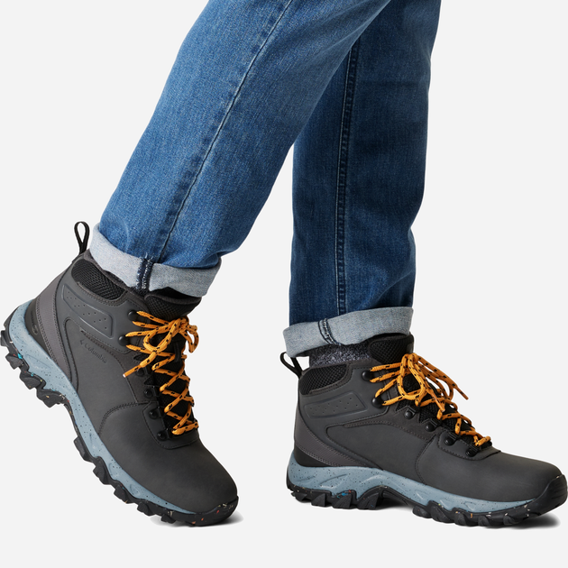 Buty trekkingowe męskie Columbia Newton Ridge WP Omni-Heat II 2056191089 40.5 (7.5US) Ciemnoszare (195979730833) - obraz 2