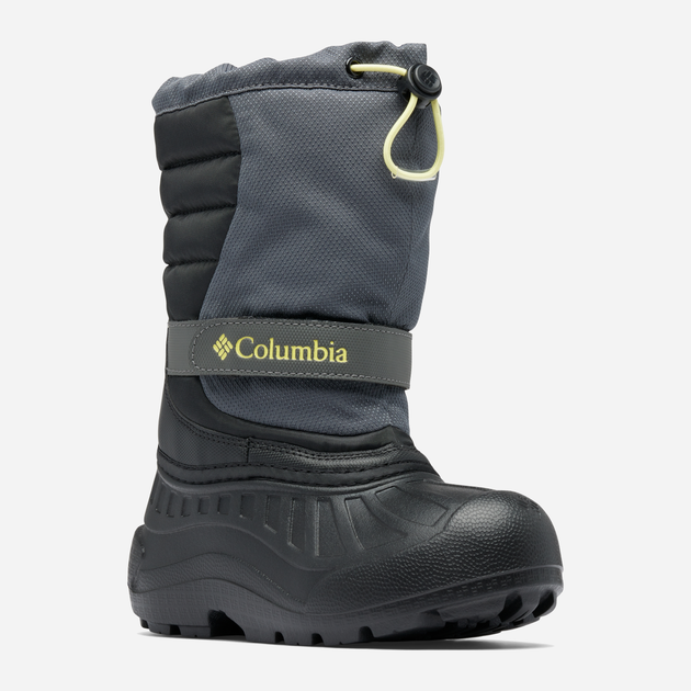 Підліткові зимові чоботи-дутики для хлопчика Columbia Youth Powderbug Snowlite 2078921089 35 (4US) Чорні (195981564358) - зображення 5