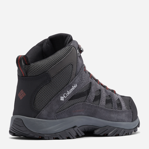 Чоловічі черевики для трекінгу Columbia Crestwood Mid Waterproof 2100641089 42.5 (9.5US) Темно-сірі (195981558708) - зображення 3