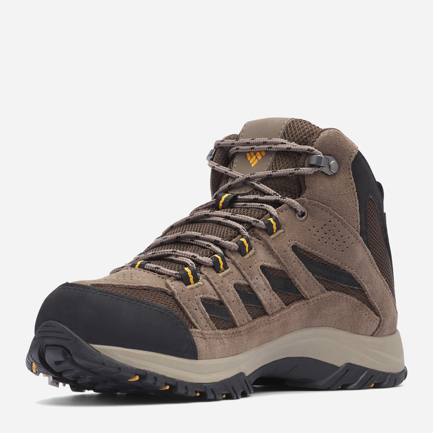 Buty trekkingowe męskie Columbia Crestwood Mid Waterproof 2100641231 42 (9US) Brązowe (195981558876) - obraz 4