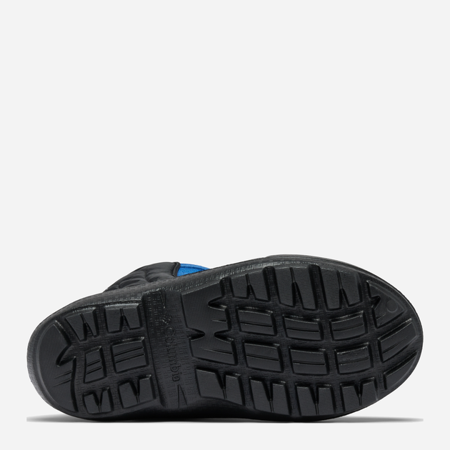 Дитячі зимові чоботи-дутики для хлопчика Columbia Youth Powderbug Snowlite Lace 2103521433 34 (3US) Чорний/Синій (195981560862) - зображення 9