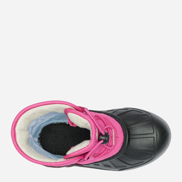 Дитячі зимові чоботи-дутики для дівчинки Columbia Youth Powderbug Snowlite Lace 2103521695 33 (2US) Рожевий/Чорний (195981560756) - зображення 8