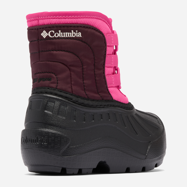 Дитячі зимові чоботи-дутики для дівчинки Columbia Children's Powderbug Snowlite Lace 2103522695 27 (10US) Рожевий/Чорний (195981538571) - зображення 3