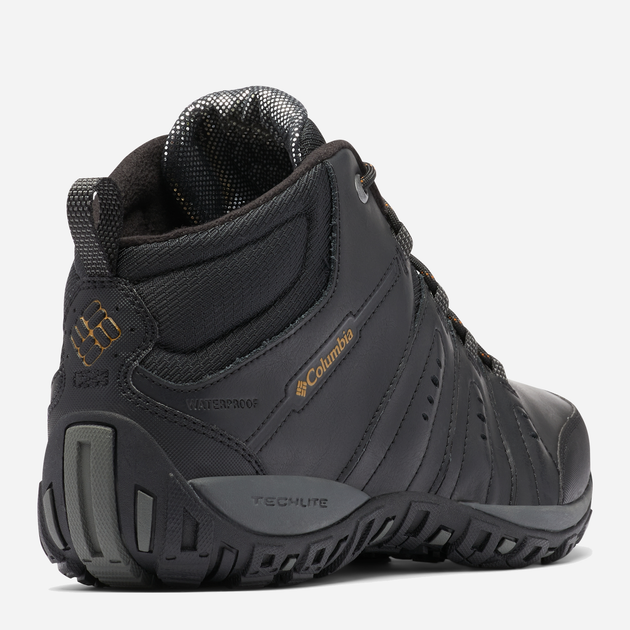 Buty trekkingowe męskie wodoszczelne Columbia Woodburn II Waterproof Omni-Heat 2105171010 45 (12US) Czarne (195981547139) - obraz 3