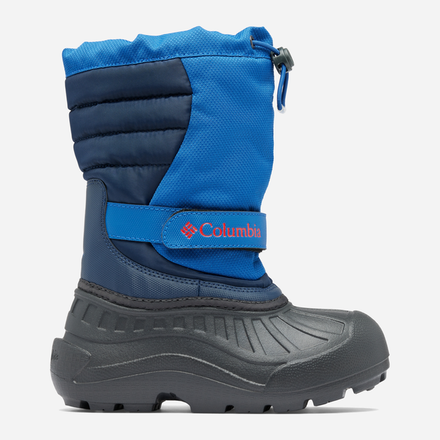 Підліткові зимові чоботи-дутики для хлопчика Columbia Youth Powderbug Snowlite 2078921433 38 (6US) Сині (195981564488) - зображення 1