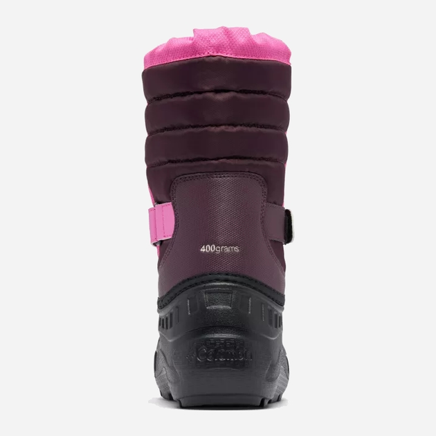 Підліткові зимові чоботи-дутики для дівчинки Columbia Youth Powderbug Snowlite 2078921695 37 (5US) Рожевий/Коричневий (195981564570) - зображення 5