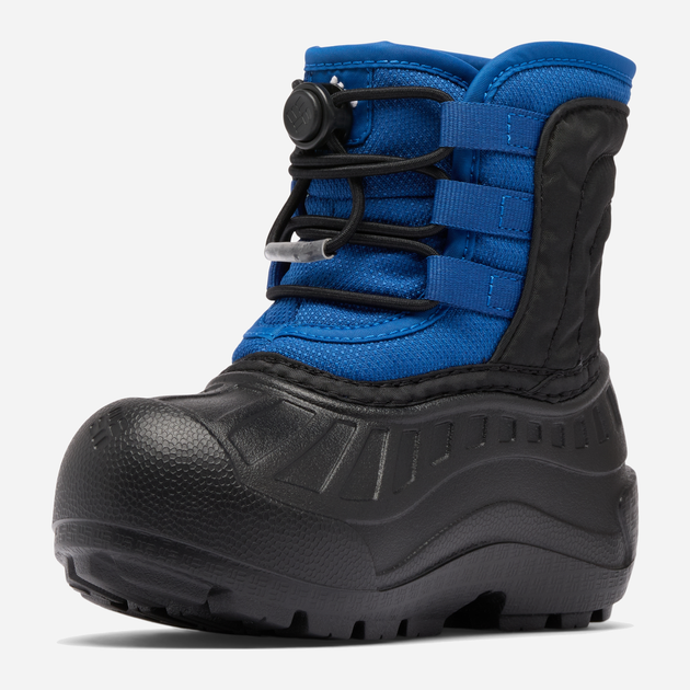 Дитячі зимові чоботи-дутики для хлопчика Columbia Children's Powderbug Snowlite Lace 2103522433 29 (12US) Чорний/Синій (195981538687) - зображення 4