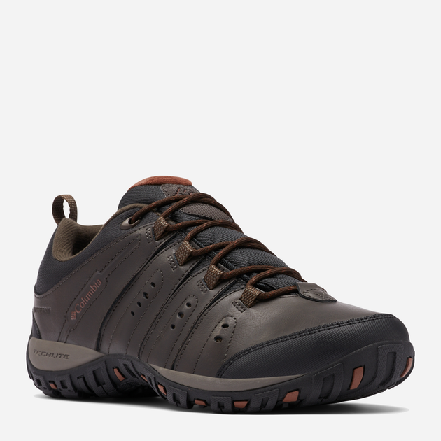 Buty sportowe trekkingowe męskie Columbia Woodburn II Waterproof 1553001232 43 (10US) Brązowy/Czarny (195981594713) - obraz 2