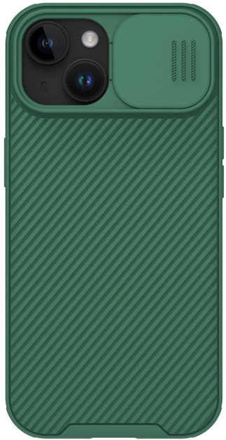 Etui plecki Nillkin CamShield Pro Magnetic Case do Apple iPhone 15 Green (6902048266698) - obraz 1