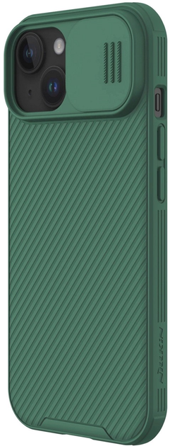 Etui plecki Nillkin CamShield Pro Magnetic Case do Apple iPhone 15 Green (6902048266698) - obraz 2