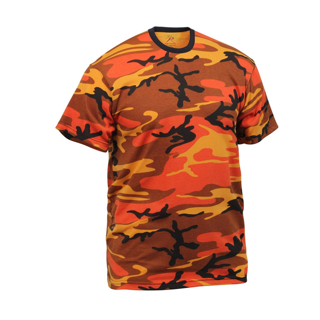 Футболка армійська тактика камуфляжна ROTHCO USA Orange Camouflage XL - зображення 2