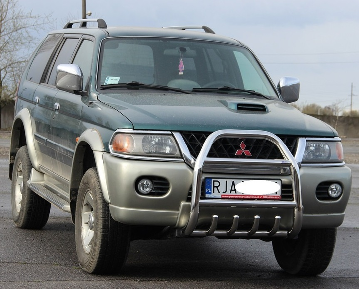 Кенгурятник Mitsubishi Pajero Wagon III - тип: двойной (Артикул: wt205-599)